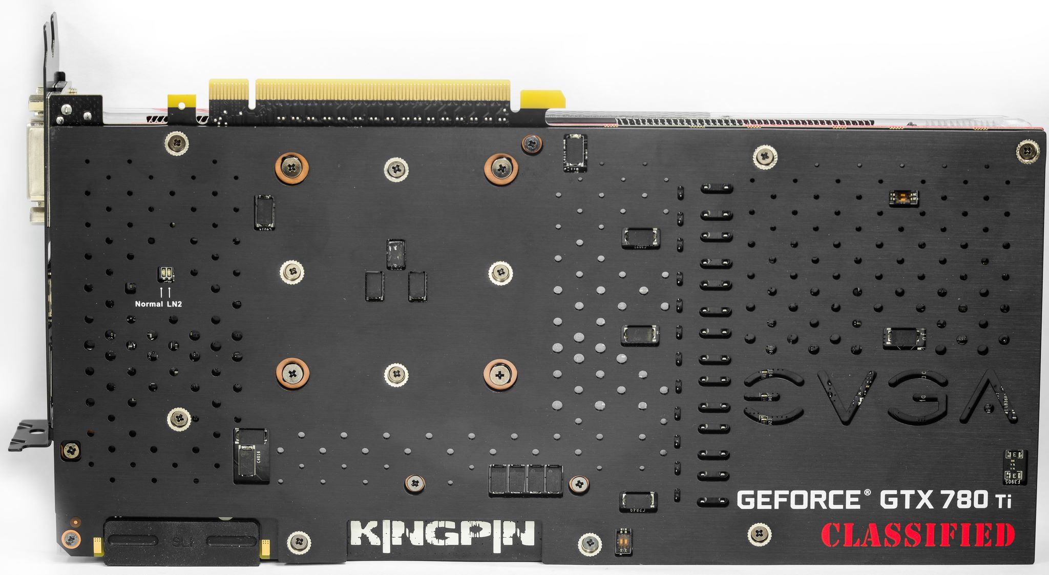 EVGA GTX 780 Ti Classified kingpin backplate